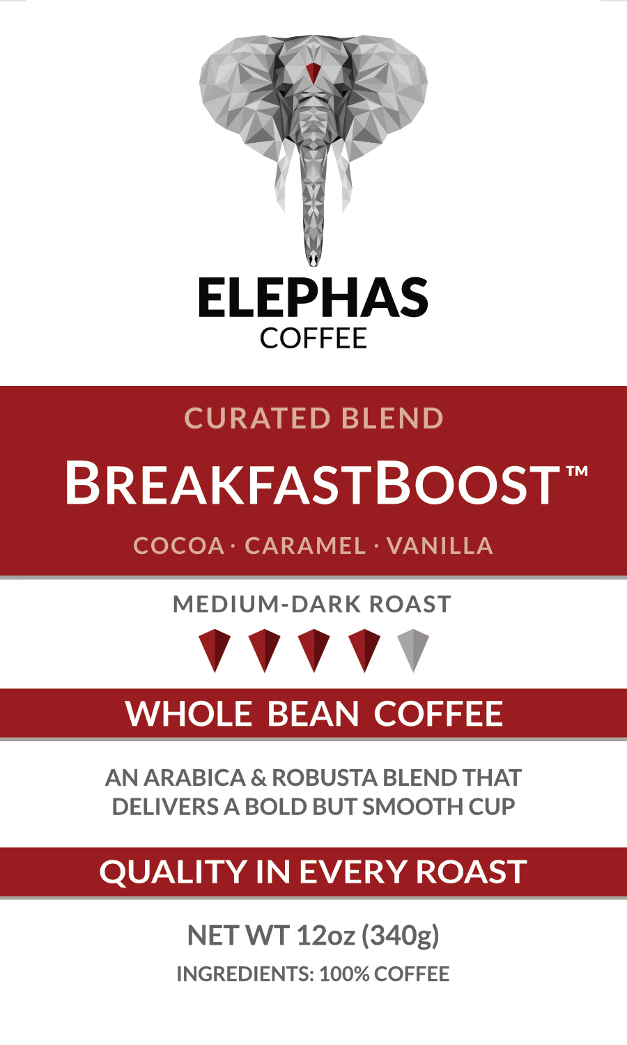 BreakfastBoost - Curated Coffee Blend from Elephas Coffee