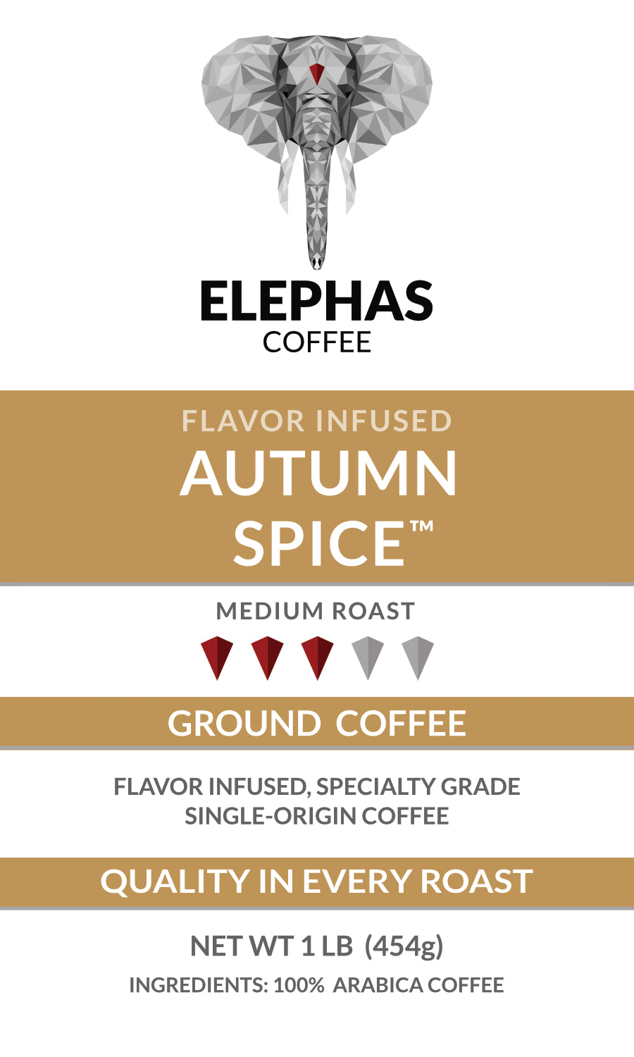 Autumn Spice Flavor Infused Specialty Coffee