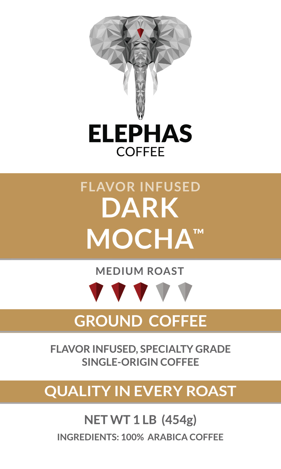 Dark Mocha Flavor Infused Specialty Coffee