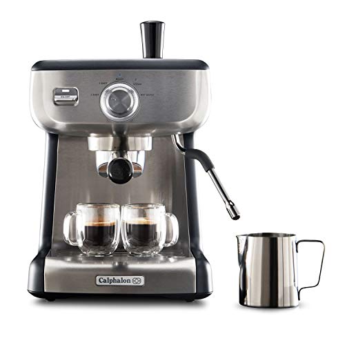 Machine à expresso Calphalon BVCLECMP1 Temp iQ avec buse à vapeur, acier inoxydable