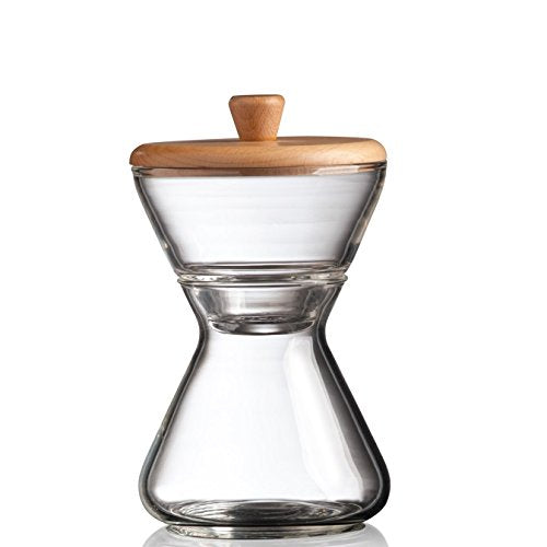 CHEMEX Hand Blown Glass Cream and Sugar Set