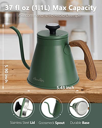 Harriet Gooseneck Kettle Pour Over Kettle with Built-in Thermometer