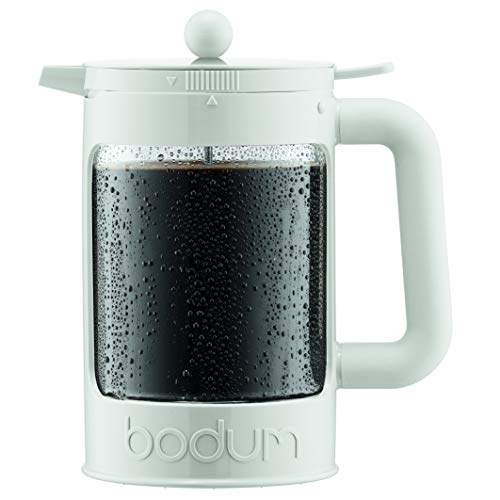 Cafetière à infusion froide Bodum Bean, 51 oz, blanc brillant