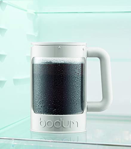 Cafetière à infusion froide Bodum Bean, 51 oz, blanc brillant