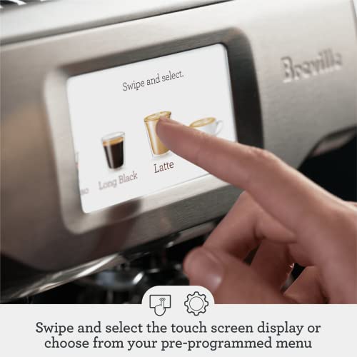 Breville Barista Touch Espresso Machine, Brushed Stainless Steel, BES880BSS