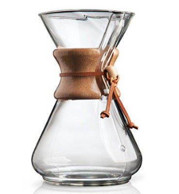 CHEMEX Classic Pour-Over 10 Cup Glass Coffeemaker