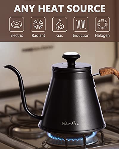 Harriet Gooseneck Kettle Pour Over Kettle with Built-in Thermometer