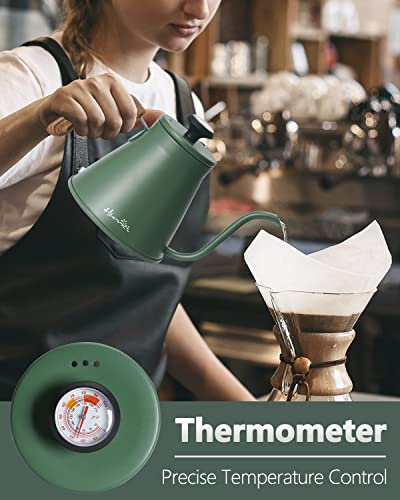 Harriet Gooseneck Kettle Pour Over Kettle with Built-in Thermometer