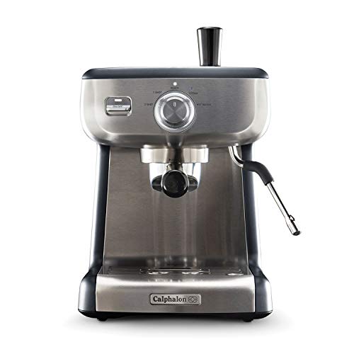 Machine à expresso Calphalon BVCLECMP1 Temp iQ avec buse à vapeur, acier inoxydable