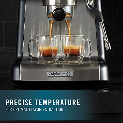 Machine à expresso Calphalon BVCLECMP1 Temp iQ avec buse à vapeur, acier inoxydable