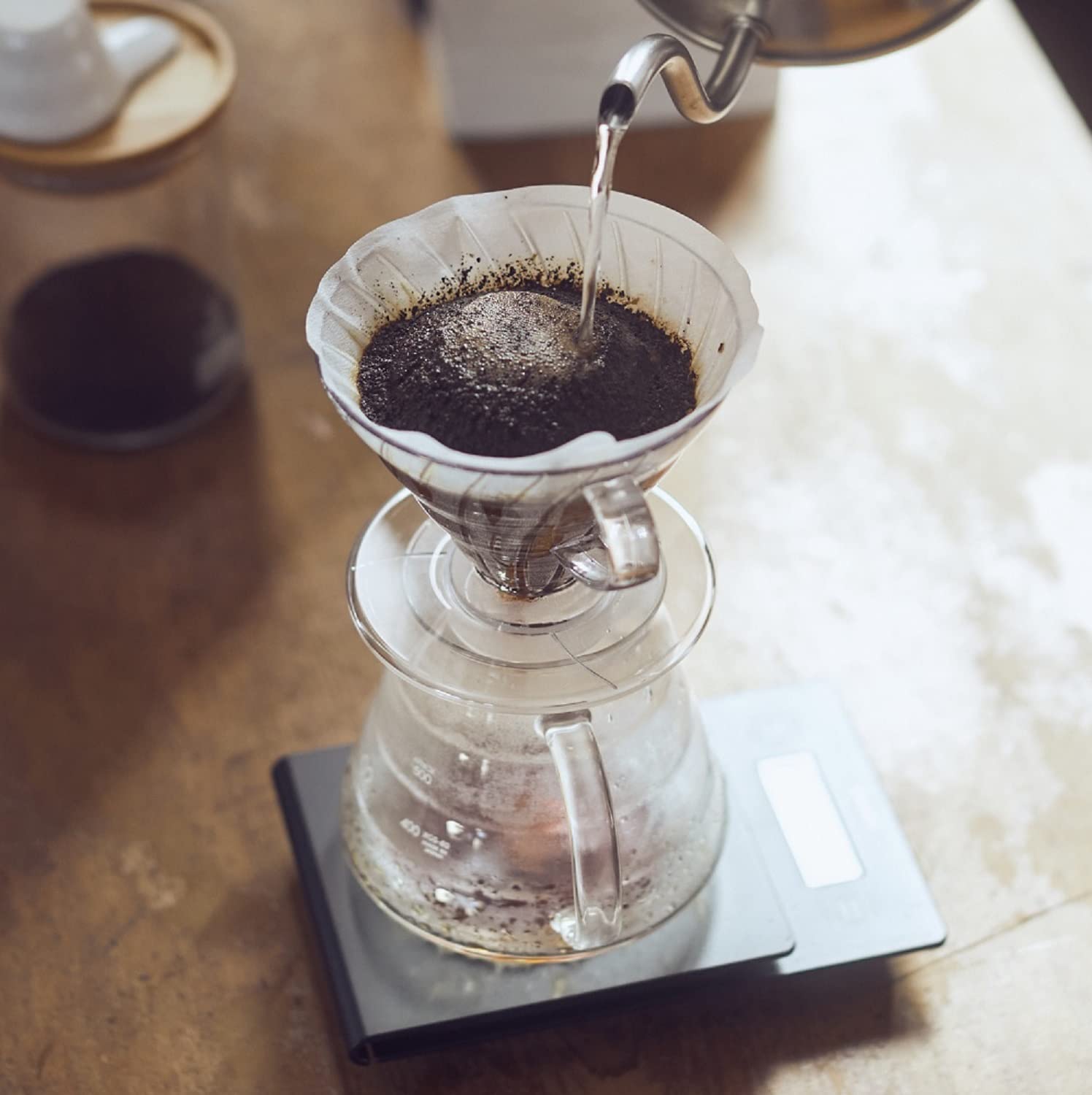 Hario V60 Plastic Pour-Over Coffee Dripper from Elephas Coffee