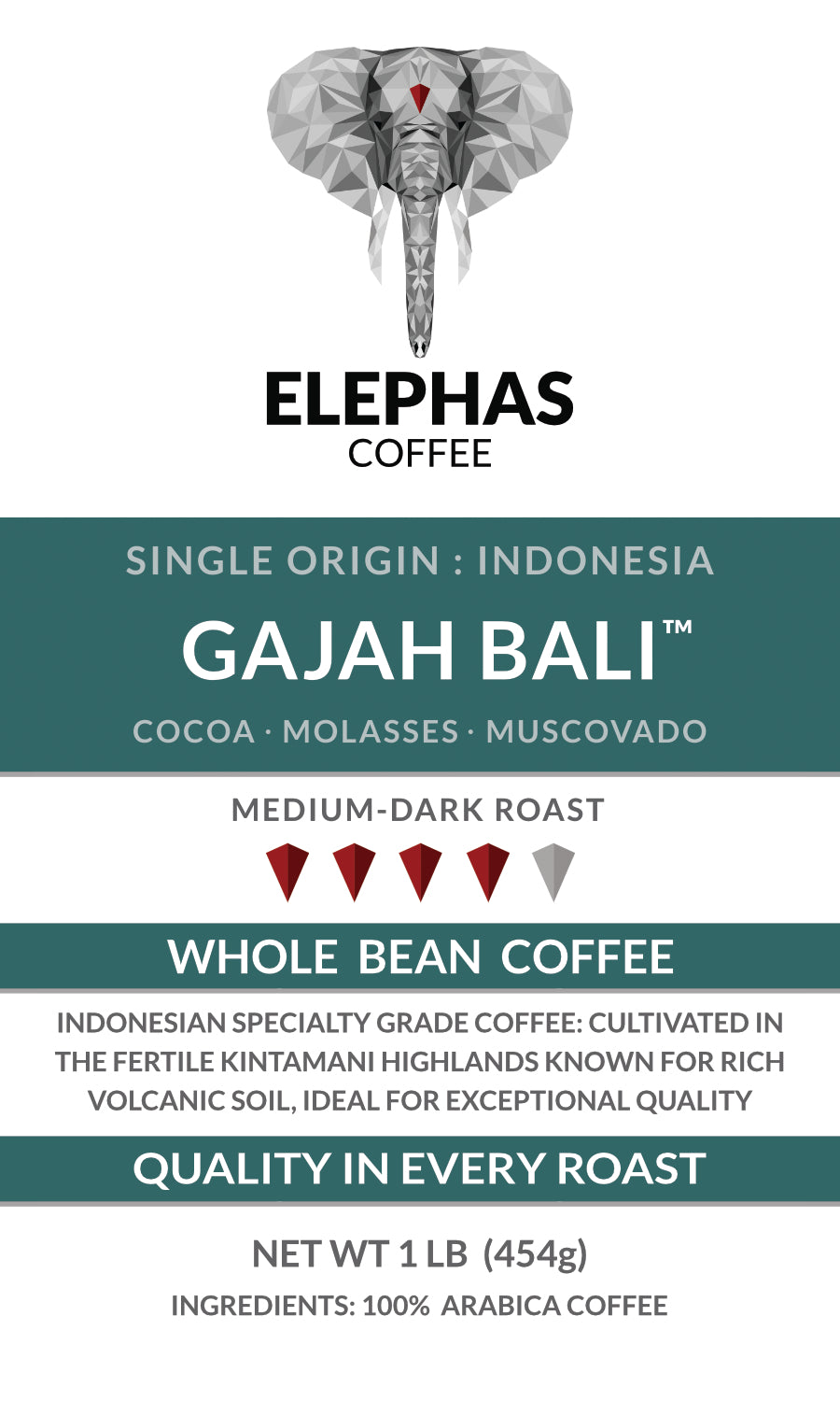 GAJAH BALI Indonesia Single Origin Coffee