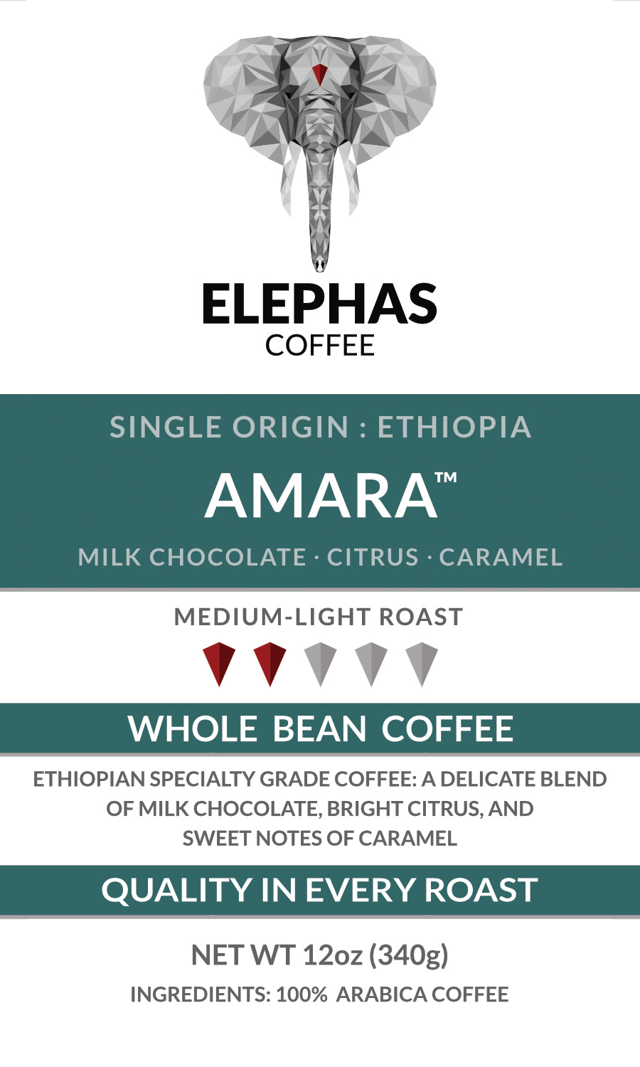 AMARA Ethiopia Single Origin Coffee