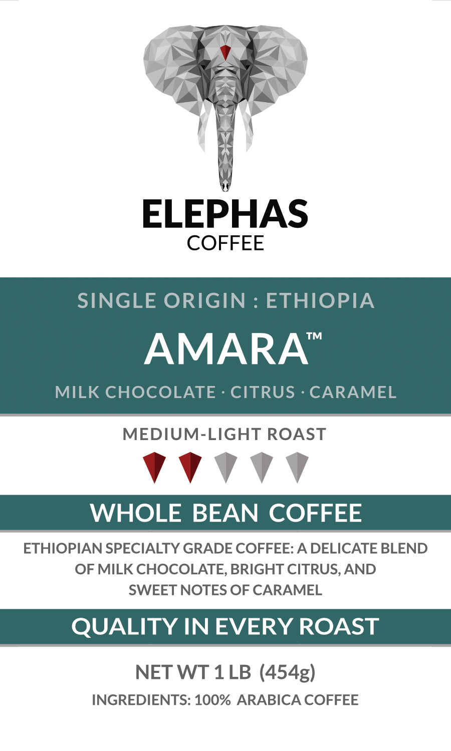 AMARA Ethiopia Single Origin Coffee