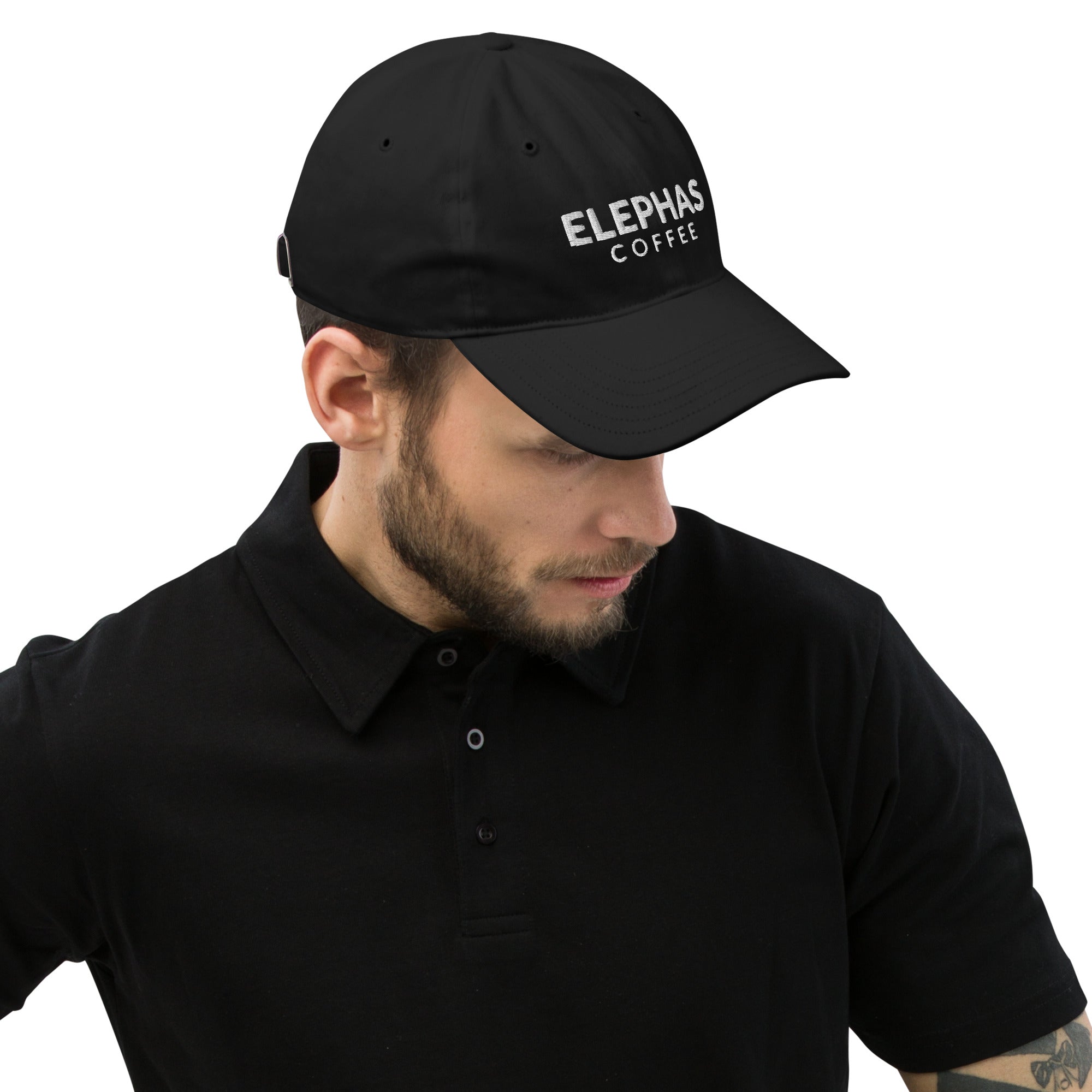 Elephas Coffee - All Caps - Casquette de golf Adidas Performance - Noir