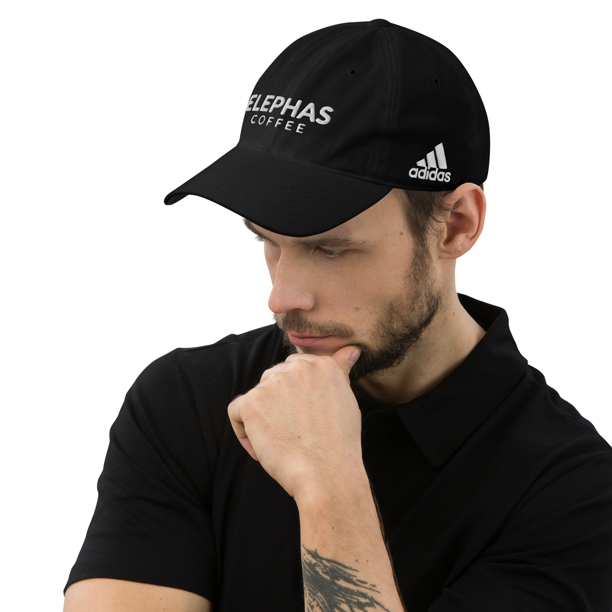 Elephas Coffee - All Caps - Adidas Performance Golf Cap - Black