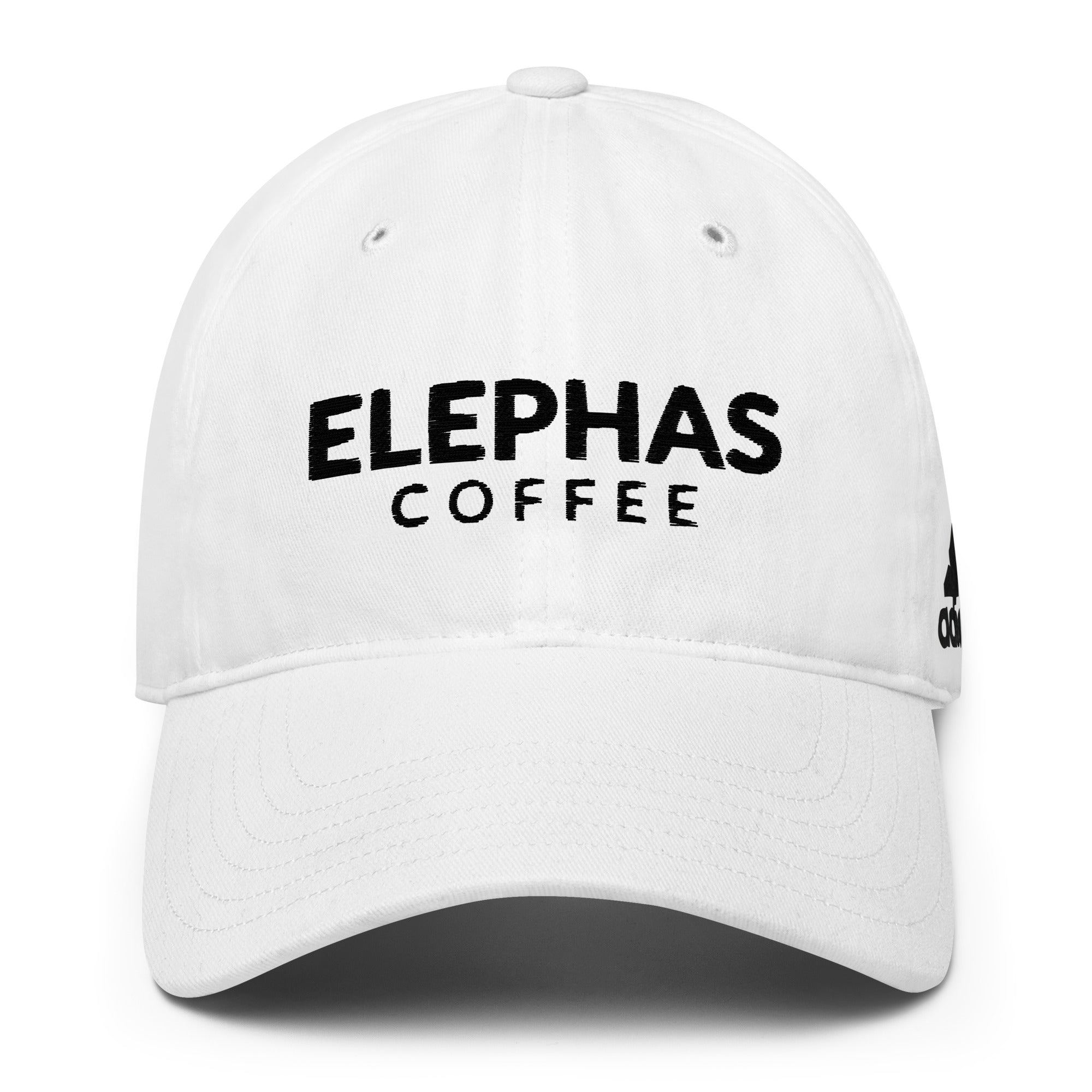 Elephas Coffee - All Caps - Adidas Performance Golf Cap - White