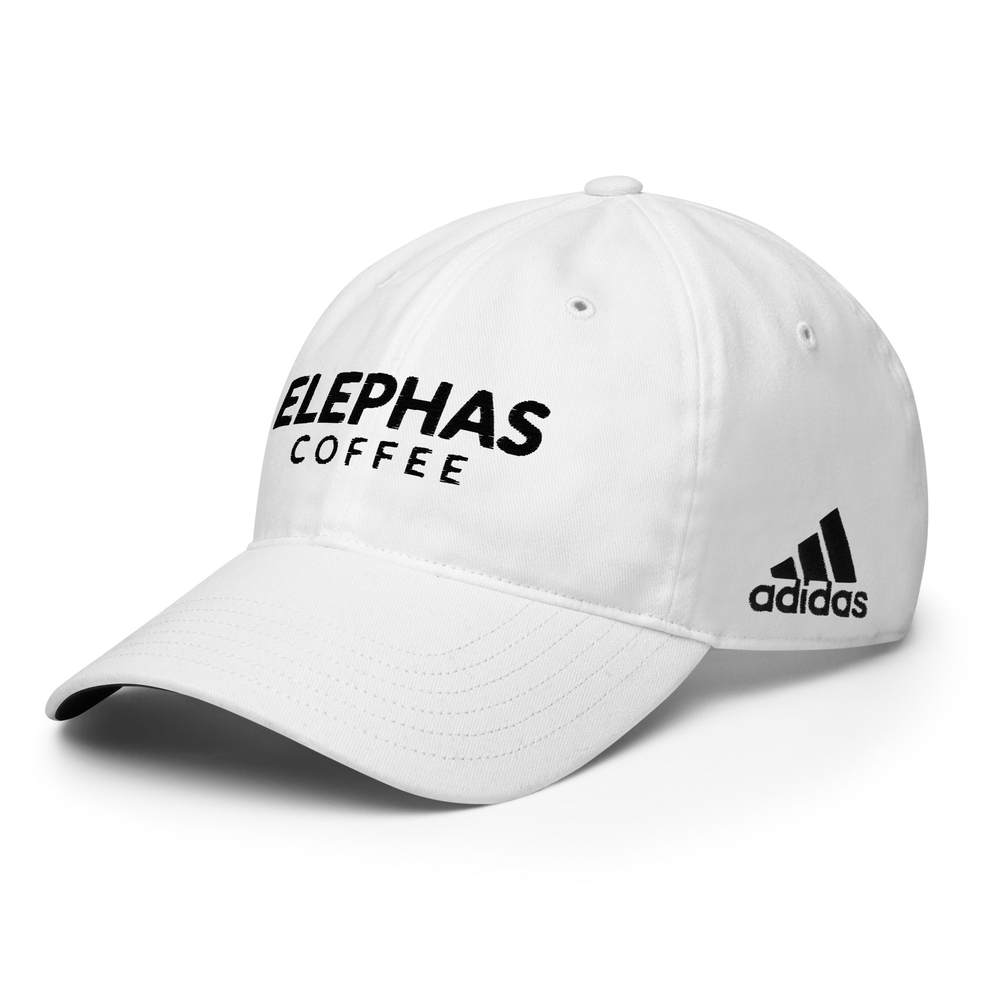 Elephas Coffee - Casquettes All Caps - Casquette de golf Adidas Performance - Blanc