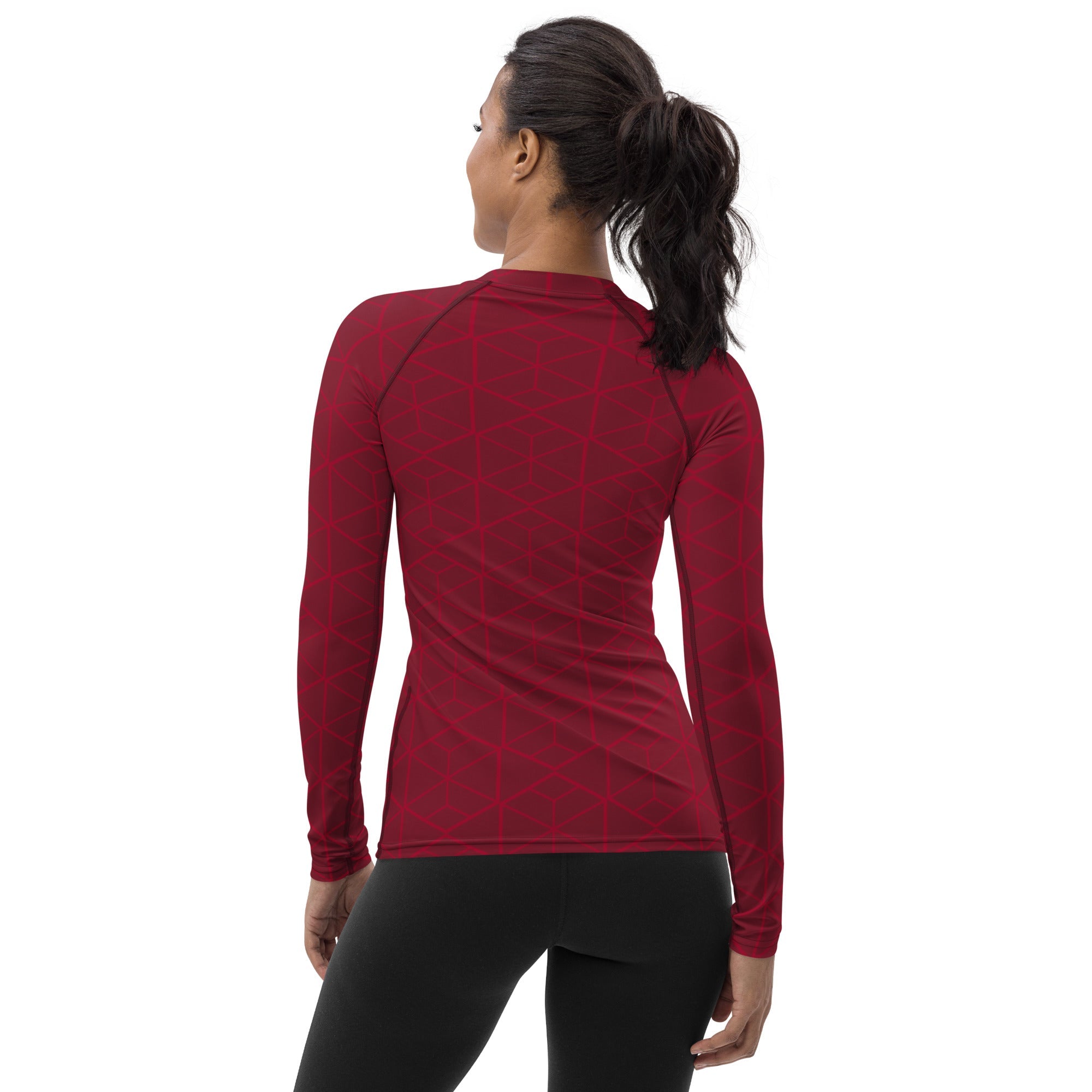 Elephas Coffee All Caps Rash Guard For Women