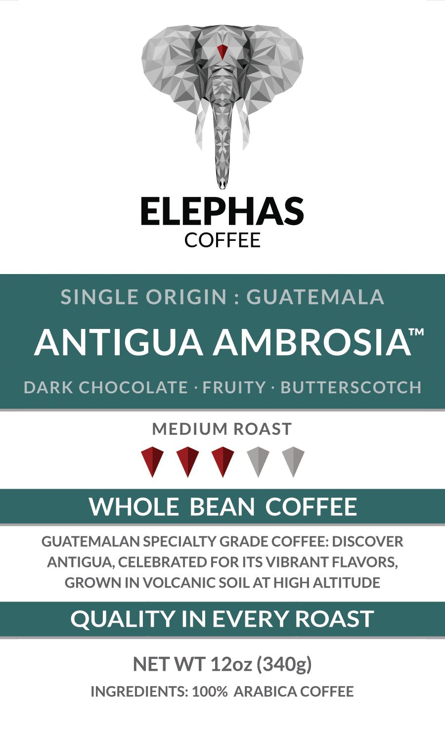 Café d'origine unique du Guatemala ANTIGUA AMBROSIA - Exclusivité réservée aux abonnés