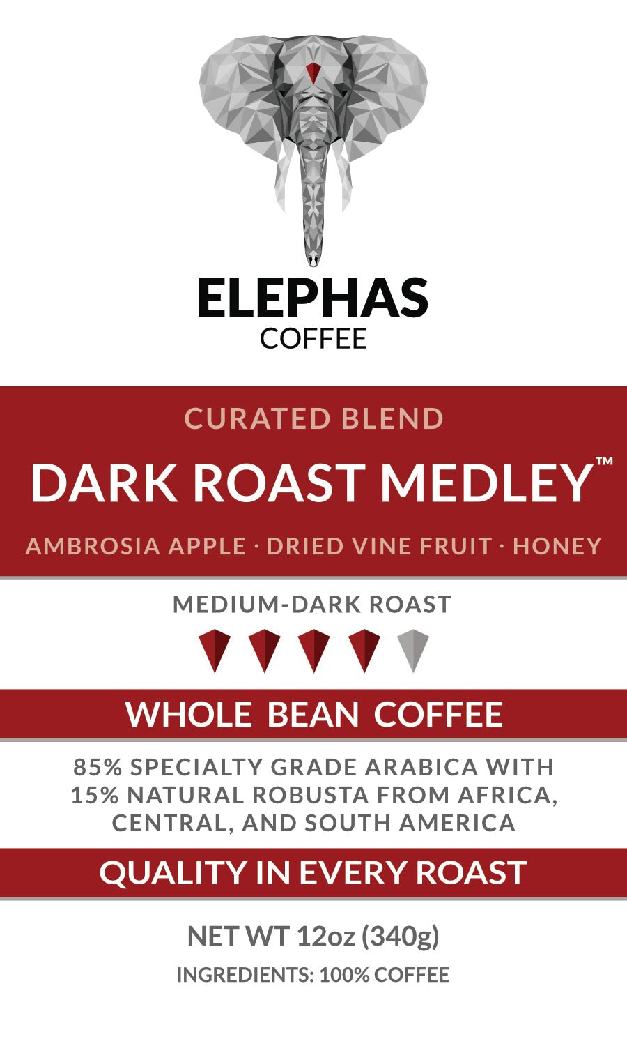 Dark Roast Medley™ - Elephas Coffee®