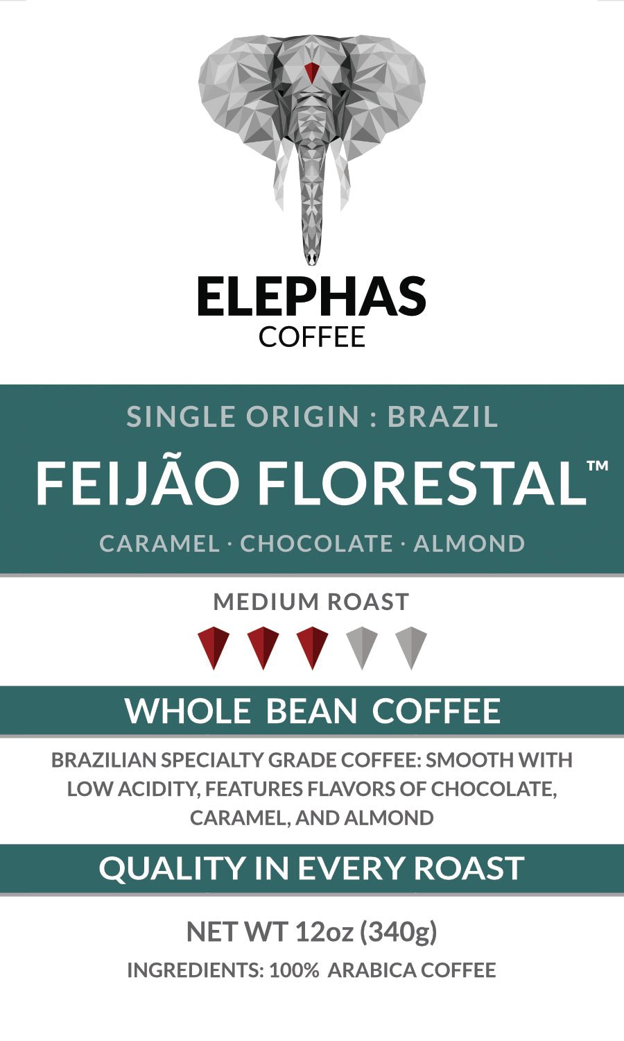 FEIJÃO FLORESTAL Brésil Café d'Origine Unique