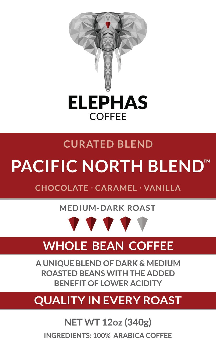 Mélange Pacific North d'Elephas Coffee