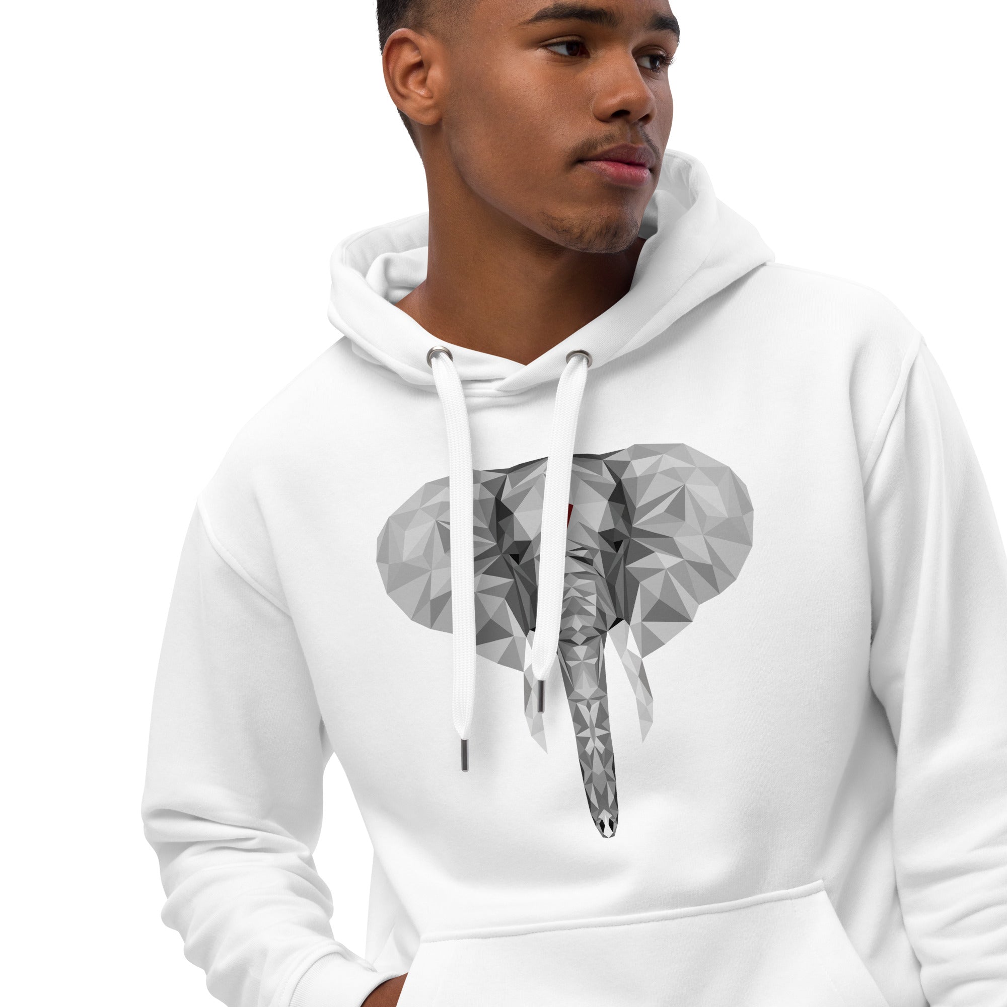 The Elephas Premium Unisex Eco-Hoodie - White