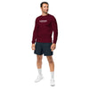 Elephas Coffee Unisex Long Sleeve Tee - Maroon - Maroon / XS