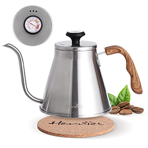 Harriet Gooseneck Kettle Pour Over Kettle with Built-in Thermometer