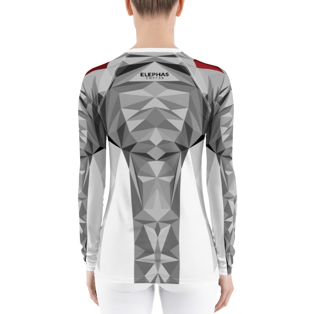 The Elephas All-Over Print Rash Guard for Women